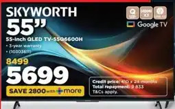 HiFi Corp Skyworth 55-inch QLED TV offer