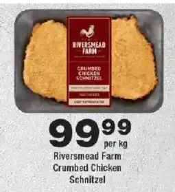 OK Foods Riversmead Farm Crumbed Chicken Schnitzel offer