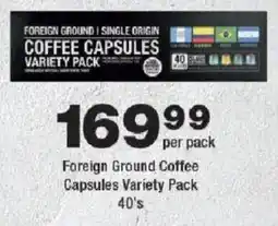 OK Foods Foreign Ground Coffee Capsules Variety Pack offer