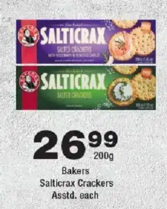 OK Foods Bakers Salticrax Crackers offer