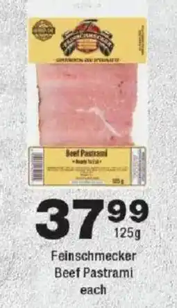OK Foods Feinschmecker Beef Pastrami offer