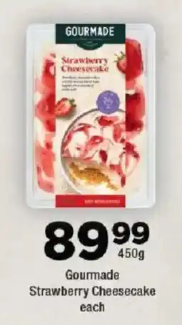 OK Foods Gourmade Strawberry Cheesecake offer