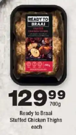 OK Foods Ready to Braai Stuffed Chicken Thighs offer
