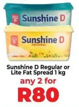 Food Lover's Market Sunshine D Regular or Lite Fat Spread offer