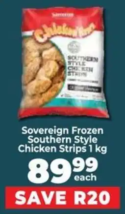 Food Lover's Market Sovereign Frozen Southern Style Chicken Strips offer