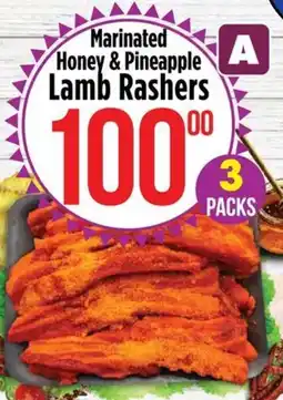 Food Lover's Market Marinated Honey & Pineapple Lamb Rashers offer