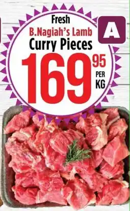 Food Lover's Market B.Nagiah's Lamb A Curry Pieces offer