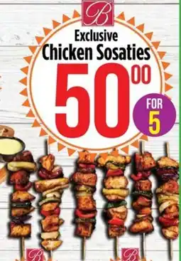 Food Lover's Market Exclusive Chicken Sosaties offer