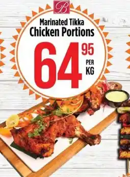 Food Lover's Market Marinated Tikka Chicken Portions offer