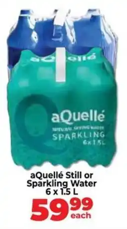 Food Lover's Market aQuellé Still or Sparkling Water offer