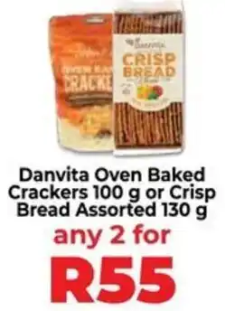Food Lover's Market Danvita Oven Baked Crackers or Crisp Bread Assorted offer