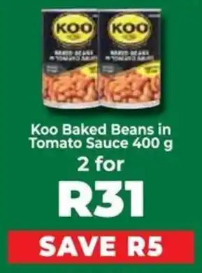 Food Lover's Market Koo Baked Beans in Tomato Sauce offer