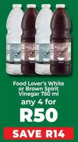 Food Lover's Market Food Lover's White or Brown Spirit Vinegar offer