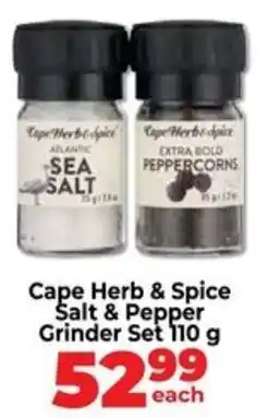Food Lover's Market Cape Herb & Spice Salt & Pepper Grinder Set offer