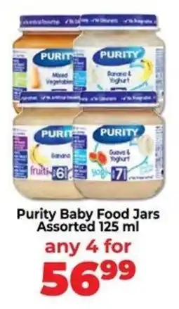Food Lover's Market Purity Baby Food Jars Assorted offer