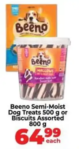 Food Lover's Market Beeno Semi-Moist Dog Treats or Biscuits Assorted offer