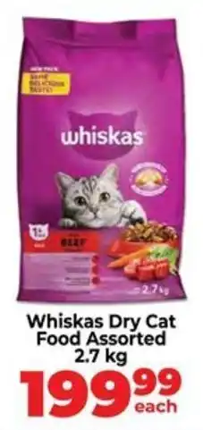Food Lover's Market Whiskas Dry Cat Food Assorted offer