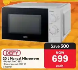 Makro Defy Manual Microwave offer