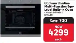 Makro Defy Slimline Multi-Function Eye-Level Built-In Oven offer