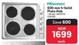 Makro Hisense 4-Solid Plate Hob offer
