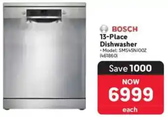 Makro Bosch 13-Place Dishwasher offer