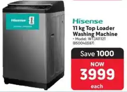 Makro Hisense Top Loader Washing Machine offer