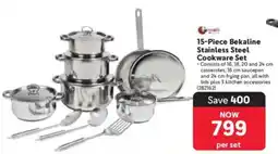 Makro Tissolli Bekaline Stainless Steel Cookware Set offer