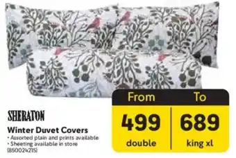 Makro Sheraton Winter Duvet Covers offer