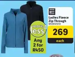 Makro Ladies Fleece Zip Through offer