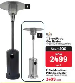 Makro Alva Steel Patio Gas Heater offer