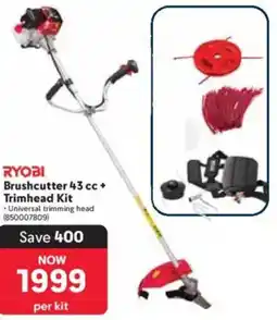 Makro Ryobi Brushcutter 43 cc + Trimhead Kit offer