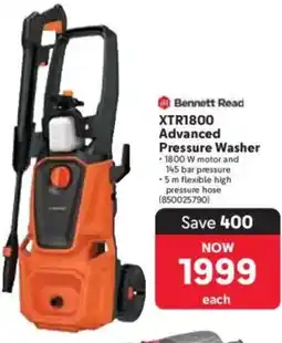 Makro Bennett Read XTR1800 Advanced Pressure Washer offer