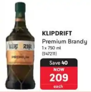 Makro Klipdrift Premium Brandy offer