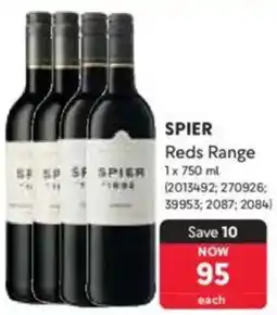 Makro Spier Reds Range offer