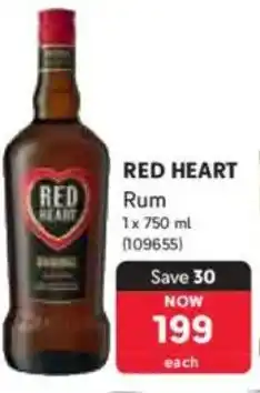 Makro Red Heart Rum offer