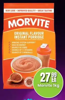 Super Save Morvite original flavour instant porridge offer