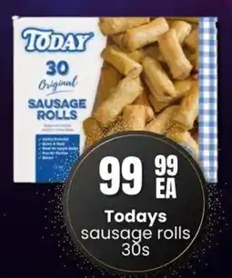 Super Save Todays sausage rolls offer