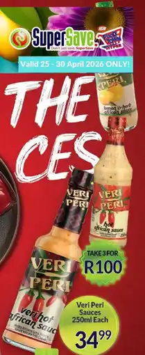 Super Save Veri Peri Sauces offer