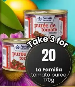 Super Save La Familia Tomato Puree offer