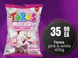Super Save Toros pink & white offer