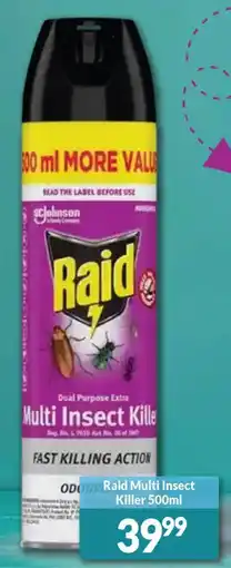 Super Save Raid Multi Insect Killer offer