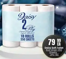 Super Save Daisy Soft Toilet Roll Virgin 350 Sheets 2Ply offer