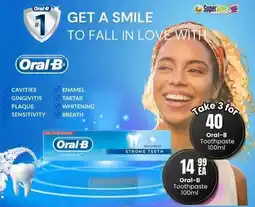 Super Save Oral-B Toothpaste offer