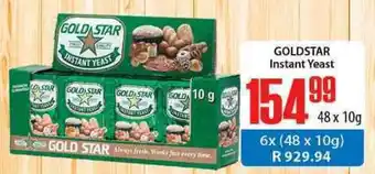 Elite Cash & Carry Goldstar Instant Yeast 48x10g offer