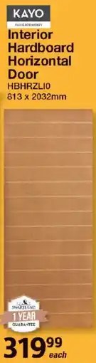 Mica Kayo Interior Hardboard Horizontal Door offer