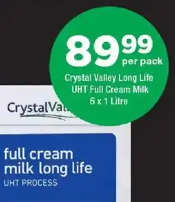 OK Foods Crystal Valley Long Life UHT Full Cream Milk offer