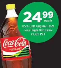 OK Foods Coca-Cola Original Taste Less Sugar Soft Drink offer