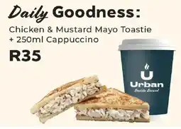 OK Foods Chicken & Mustard Mayo Toastie + Cappuccino offer