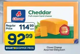 Pick n Pay Clover Cheese Assorted 550g Each offer