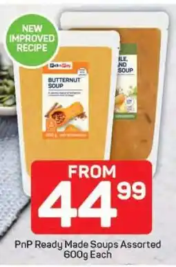 Pick n Pay PnP Ready Made Soups Assorted 600g Each offer